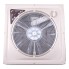 Fiamma Turbo Vent Premium – top view of beige and white roof vent with 400x400mm size and 12V operation