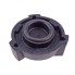 Tankdeckel – Draufsicht in Schwarz mit rundem Design und innerem Dichtungsring.