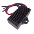 LED light processor 12V – front view showing black housing, heat sink fins, and three wires.