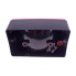Radex fog light type 4001 – back view showing black body and red mounting holes in a rectangular shape.