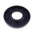 Vue de dessus – Simmerring noir avec forme circulaire et texture nervurée, pour remorque DDR 47/20 x 7mm.