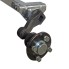 Schlegl 750kg trailer axle MB8 – side view showing galvanized finish and 4x130 bolt pattern.