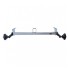 Assale per rimorchio Schlegl MB8 – vista frontale – capacità 750kg, lunghezza 1000mm, finitura galvanizzata, colore argento...