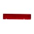 Lentille de remplacement Aspöck – vue de face – rouge avec plusieurs chambres lumineuses rectangulaires.