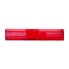 Replacement lens Aspöck Multipoint 18-8452-107 – front view showing red light cover with multiple chambers.