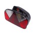 Vue en angle – feu arrière gauche Aspöck Multipoint II avec trois lentilles colorées rouge et blanche, câblage interne...