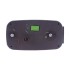 Vue de face – Aspöck Multipoint 3 à droite avec connecteur à 3 broches et étiquette verte sur fond blanc.