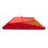 Lentille de remplacement Aspöck Multipoint 4 – feu arrière de remorque côté gauche avec sections triangulaires rouges et...