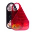 Aspöck Earpoint 3 right – front view showing red tail light with integrated reversing light and reflective elements