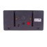 Hella four-chamber light 9385 – back view showing red and orange indicator lights with black housing and mounting slots.