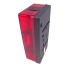 Hella four-chamber light 9385 – right side view with red lens and black housing, featuring mounting holes.