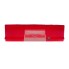 Lentille de rechange Hella 9385 – vue de face avec verre rouge et transparent, adaptée pour lampe à quatre chambres.