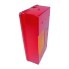 Lente di ricambio Hella 9385 – copertura rossa con riflettore giallo – vista laterale su sfondo bianco.