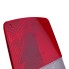 Lentille de rechange Hella 10162 vue de face – section triangulaire rouge et section rectangulaire claire.