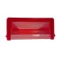 Lentille de remplacement Jokon type 1034/2029 – vue de face avec un verre rouge et des lignes horizontales.