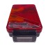 Radex multi-chamber light Typ 5901/13 – front view showing red and orange lenses with central connector and triangle...