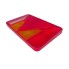 Lentille de rechange Radex droite type 5900/5901 – vue de dessus avec lentilles rouges et oranges, forme rectangulaire.