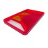 Lentille de rechange Radex droite type 5900/5901 – vue de dessus avec section rouge triangulaire et section jaune.