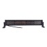 LED-panel ljusramp – 630mm lång med 40 LED-lampor och svart aluminiumhölje på vit bakgrund.