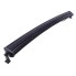 Sidevisning af LED Panel Lightbar 1140mm 240W – buet design med 80 LED'er og sort/sølv finish.