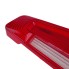 Spare lens for AJBA rear light RL.20.110 – angled view showing red lens with reflective strip and grooved surface.
