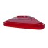 Spare lens for AJBA rear light RL.20.110 – side view showing red triangular shape with textured surface and three mounting...