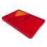 Spare lens for AJBA rear light type RL.82.110 – top view showing red and orange reflective triangular pattern.