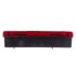 Rear light AJBA type FP.40.110 – front view showing red lens and rectangular shape, dimensions 220x140x55mm.