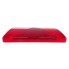 Replacement lens for AJBA tail light type FP40 – front view showing red lens, triangular reflector, and orange section.