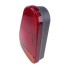 AJBA type FP70 – angled view of left trailer rear light with red lens and black casing