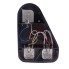 Rear light AJBA type FP70 – back view showing two light bulbs and mounting holes in black and silver.