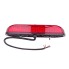 LED achterlicht rechts – 6 functies – 296x142mm – rood en zwart op een witte achtergrond