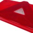 Lente sinistra Humbaur Innotrailer – lente triangolare rossa con sezione riflettente e superficie testurizzata.