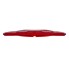 Vista laterale – obiettivo luminoso Humbaur di colore rosso con design piatto.