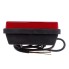 IFOR Williams 2-chamber light – top view showing red lens and black housing with two wires.