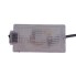 IFOR Williams interior light – top view showing rectangular shape and side switch in clear and black colors.