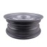 Ruota 5.5J x 15 H2 – cerchio grigio con 5 fori e foro centrale di 67 mm, vista laterale su sfondo bianco.