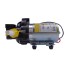 Lilie Classic Serie LP204 – Seitenansicht der schwarzen Wasserpumpe mit gelben Akzenten und 7L/min Durchflussrate.