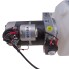 Hydraulic unit 12V 8 litre tank – angled view showcasing black and silver design with multiple electrical connections.