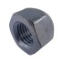 Dado conico M12 x 1,5 / SW 19 – dado esagonale in acciaio galvanizzato di colore grigio, vista dettagliata.