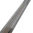 2m airline anchor rail – side view showing silver aluminium construction with integrated rubber protection and end caps.