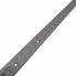 Vinklet billede af 2m Airline ankerskinne – firkantet aluminiumsprofil med seks monteringshuller.