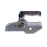 Winterhoff ball coupling TYPE EM350R – side view showing silver galvanized finish and lever in up position.