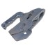 Winterhoff ball coupling TYPE EM350R – side view showing gray finish and lever handle in the up position.