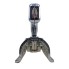 Attelage à boule SPP TYPE ZSK 2000C – tube rond de 50 mm, finition galvanisée, vue de face sur fond blanc.