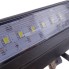 Aspöck Regpoint II LED nummerpladelys – sort hus med klare linse og flere gule LED lys.