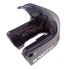 Knott Soft Dock – front view showing black rubber design with integrated latch and cable channel.