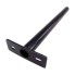 Black lacquered 2 x 450mm bracket – front view showing Ø 33mm tube and two mounting holes.