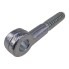 Ringschraube M16x50 – Seitenansicht mit verzinktem Stahl und augenförmigem Design.