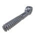 Ringschraube M16x50 – Schrägansicht mit silberner, verzinkter Oberfläche und 106mm Gesamtlänge.